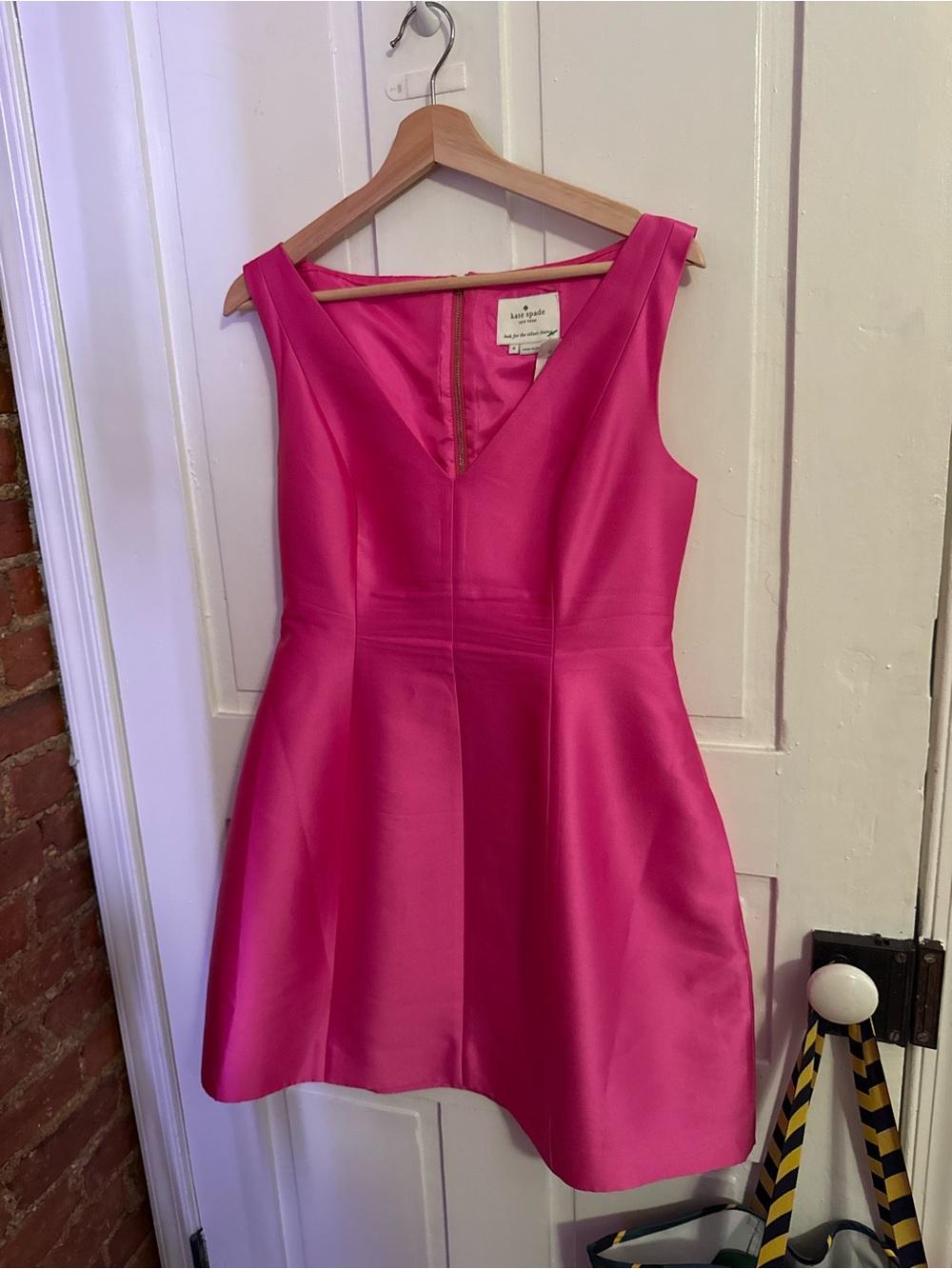 Kate Spade Structured Silk Mini Dress